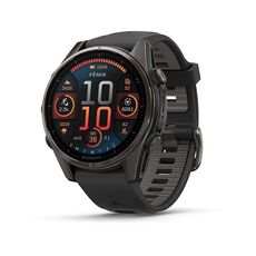 Garmin fenix 8 43mm AMOLED Sapphire Titanium Carbon Gray with Black and Pebble Gray