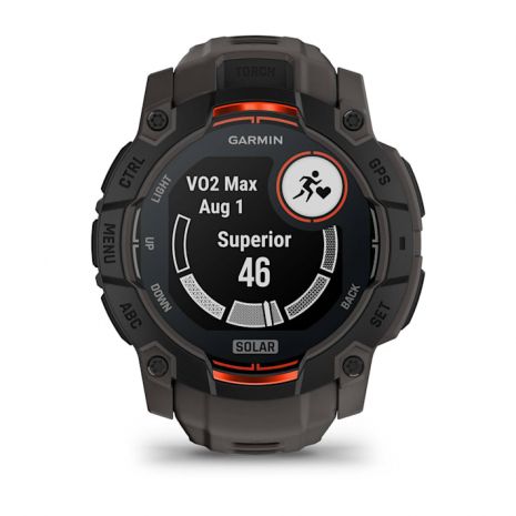 Garmin Instinct 3 Solar 50mm Black with Charcoal screen 15