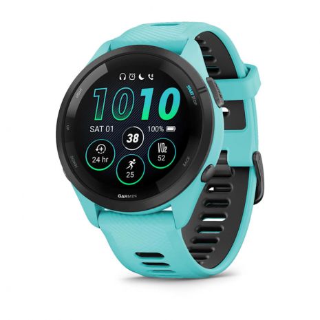 Garmin Forerunner 265 Aqua with Black